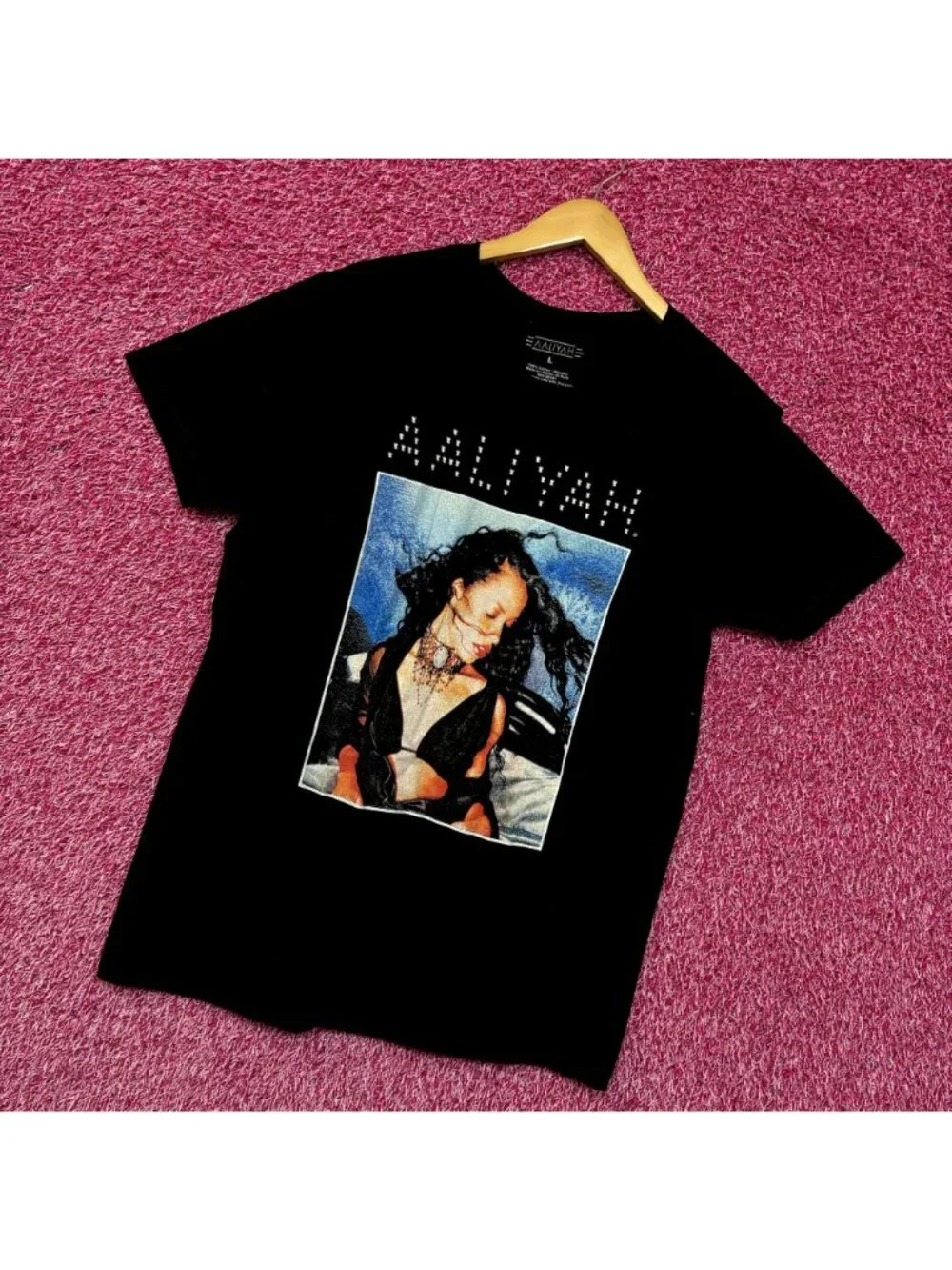 Aaliyah Age Aint Nothing but a Number New Jack Swing Tee L